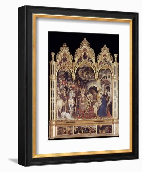 Adoration Of The Magi-Gentile Da Fabriano-Framed Giclee Print