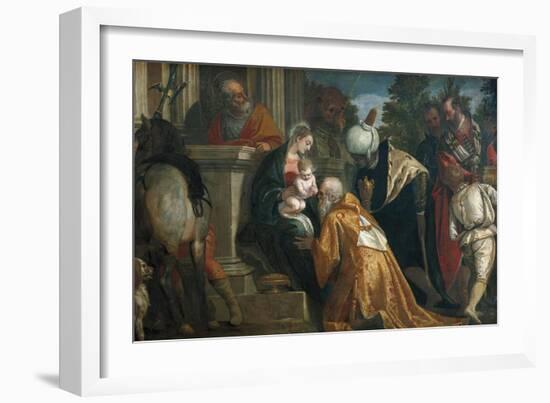 Adoration of the Magi-Paolo Veronese-Framed Art Print