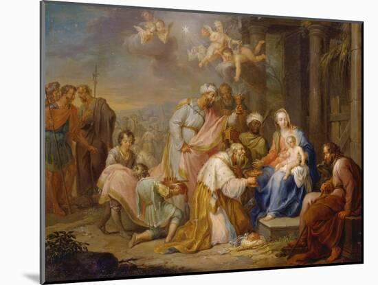 Adoration of the Magi-Franz Chistoph Jannek-Mounted Giclee Print