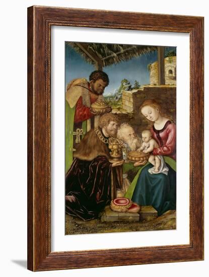 Adoration of the Magi-Lucas Cranach the Elder-Framed Giclee Print