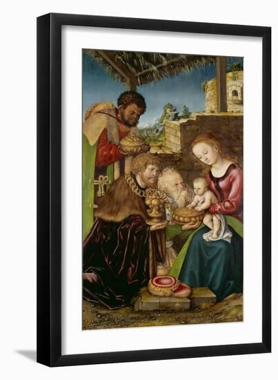 Adoration of the Magi-Lucas Cranach the Elder-Framed Giclee Print