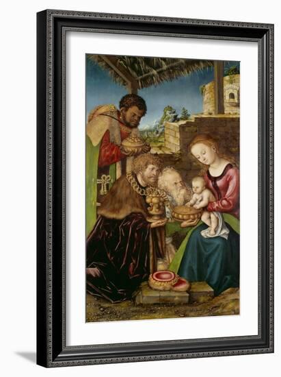 Adoration of the Magi-Lucas Cranach the Elder-Framed Giclee Print