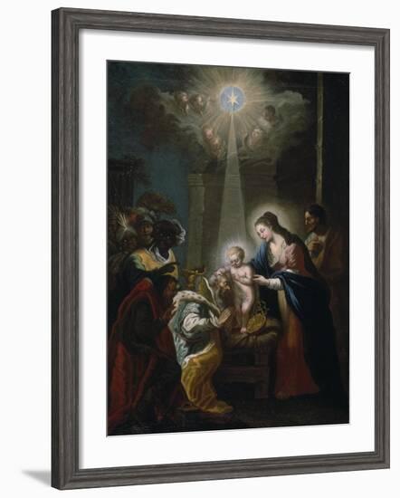 Adoration of the Magi-Christoph Anton Mayr-Framed Giclee Print