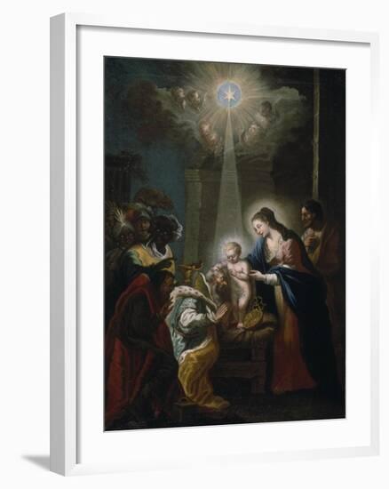 Adoration of the Magi-Christoph Anton Mayr-Framed Giclee Print