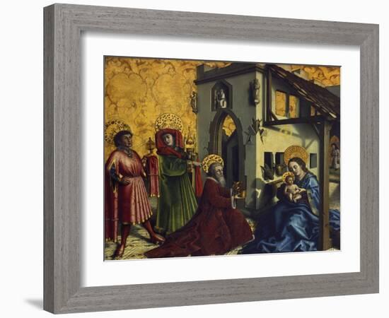 Adoration of the Magi-Konrad Witz-Framed Giclee Print