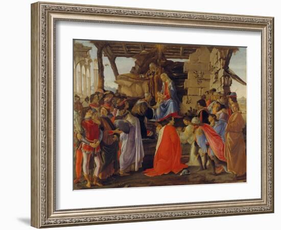 Adoration of the Magi-Sandro Botticelli-Framed Giclee Print