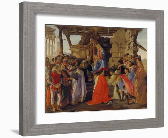 Adoration of the Magi-Sandro Botticelli-Framed Giclee Print