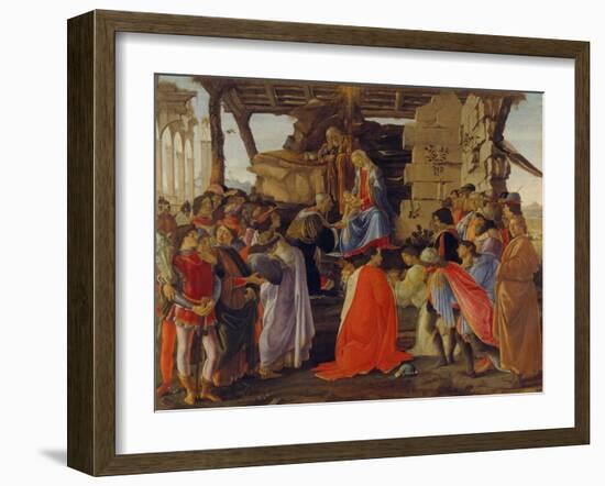 Adoration of the Magi-Sandro Botticelli-Framed Giclee Print