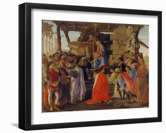 Adoration of the Magi-Sandro Botticelli-Framed Giclee Print