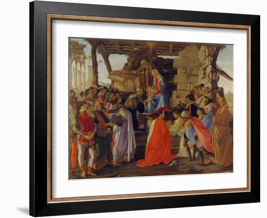 Adoration of the Magi-Sandro Botticelli-Framed Giclee Print