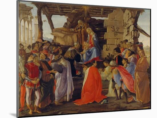 Adoration of the Magi-Sandro Botticelli-Mounted Giclee Print