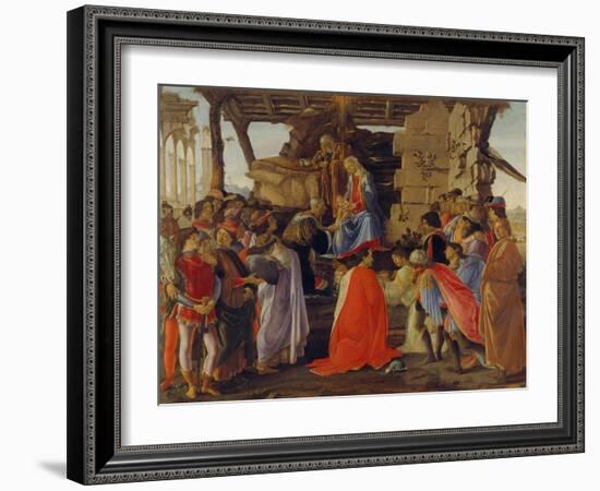 Adoration of the Magi-Sandro Botticelli-Framed Giclee Print