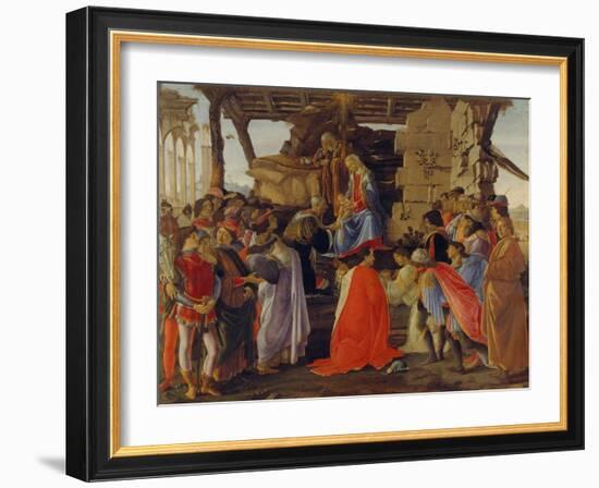 Adoration of the Magi-Sandro Botticelli-Framed Giclee Print