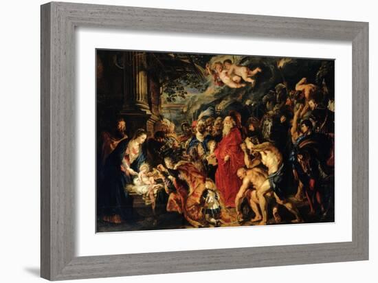 Adoration of the Magi-Peter Paul Rubens-Framed Giclee Print