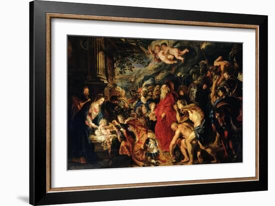 Adoration of the Magi-Peter Paul Rubens-Framed Giclee Print