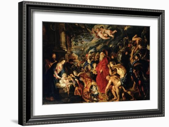 Adoration of the Magi-Peter Paul Rubens-Framed Giclee Print