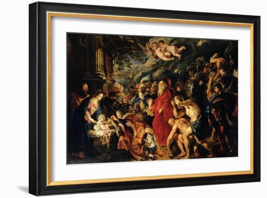 Adoration of the Magi-Peter Paul Rubens-Framed Giclee Print