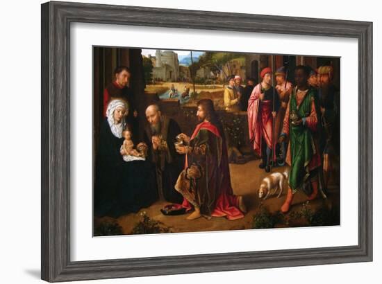 Adoration of the Magi-Gerard David-Framed Art Print