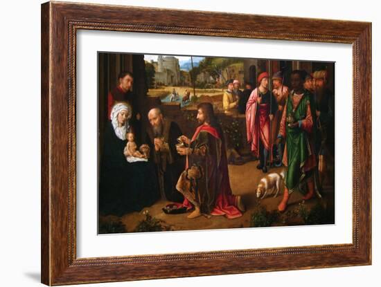 Adoration of the Magi-Gerard David-Framed Art Print