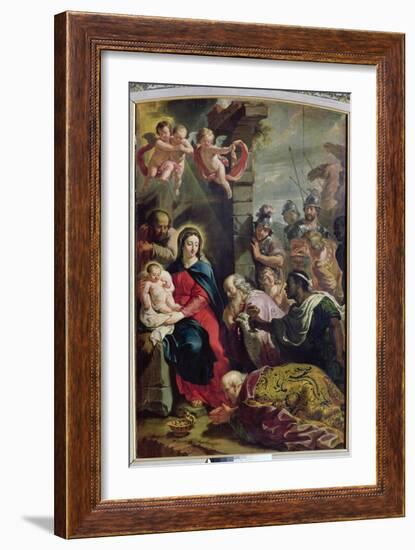 Adoration of the Magi-Philippe De Champaigne-Framed Giclee Print