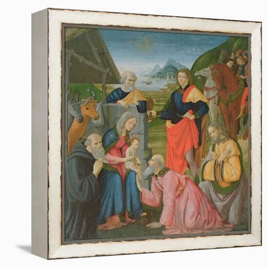 Adoration of the Magi-Domenico Ghirlandaio-Framed Premier Image Canvas