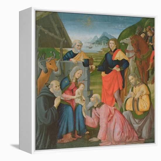 Adoration of the Magi-Domenico Ghirlandaio-Framed Premier Image Canvas