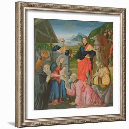 Adoration of the Magi-Domenico Ghirlandaio-Framed Giclee Print