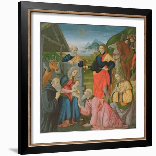 Adoration of the Magi-Domenico Ghirlandaio-Framed Giclee Print