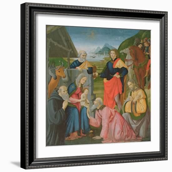 Adoration of the Magi-Domenico Ghirlandaio-Framed Giclee Print