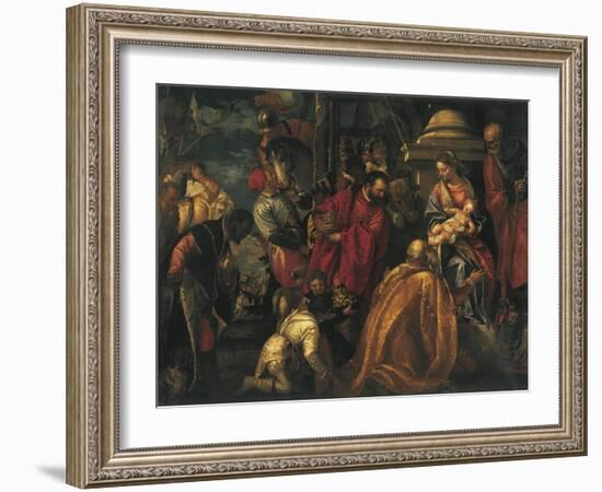 Adoration of the Magi-Paolo Veronese-Framed Giclee Print