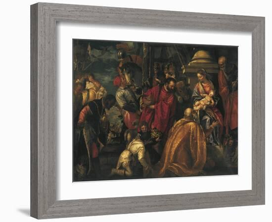 Adoration of the Magi-Paolo Veronese-Framed Giclee Print