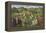 Adoration of the Mystic Lamb-Hubert & Jan Van Eyck-Framed Premier Image Canvas