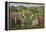 Adoration of the Mystic Lamb-Hubert & Jan Van Eyck-Framed Premier Image Canvas