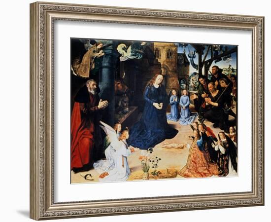 Adoration of the Shepherd, 1476-1479-Hugo van der Goes-Framed Giclee Print