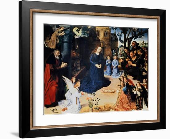 Adoration of the Shepherd, 1476-1479-Hugo van der Goes-Framed Giclee Print