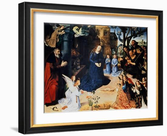 Adoration of the Shepherd, 1476-1479-Hugo van der Goes-Framed Giclee Print