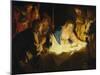 Adoration of the Shepherds, 1622-Gerrit van Honthorst-Mounted Giclee Print