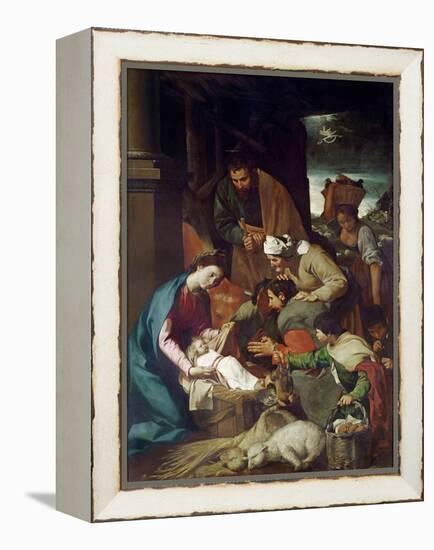 Adoration of the Shepherds, 1630-Bartolome Esteban Murillo-Framed Premier Image Canvas