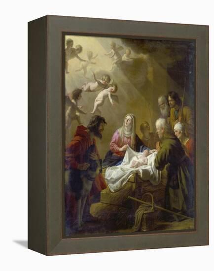 Adoration of the Shepherds, 1632-Gerrit van Honthorst-Framed Premier Image Canvas