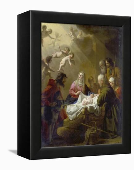 Adoration of the Shepherds, 1632-Gerrit van Honthorst-Framed Premier Image Canvas