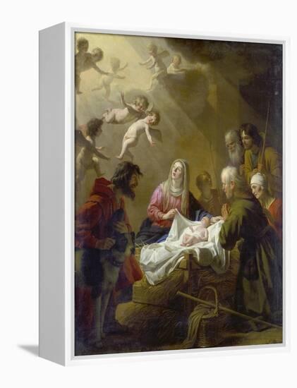 Adoration of the Shepherds, 1632-Gerrit van Honthorst-Framed Premier Image Canvas