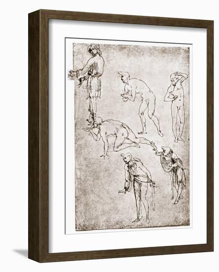 Adoration of the Shepherds, C1478-1480-Leonardo da Vinci-Framed Giclee Print