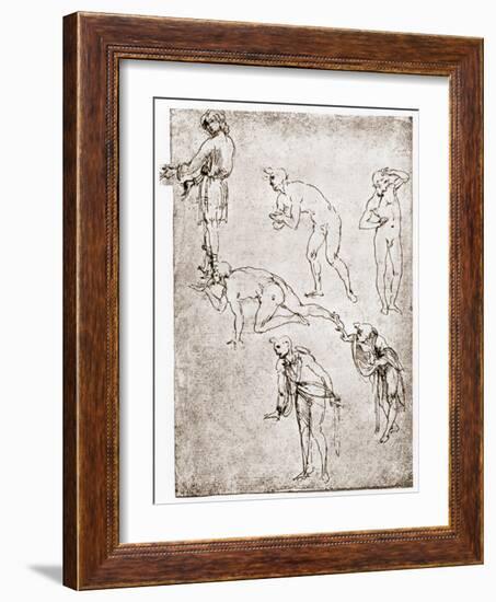 Adoration of the Shepherds, C1478-1480-Leonardo da Vinci-Framed Giclee Print