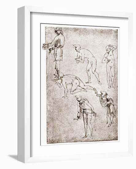 Adoration of the Shepherds, C1478-1480-Leonardo da Vinci-Framed Giclee Print