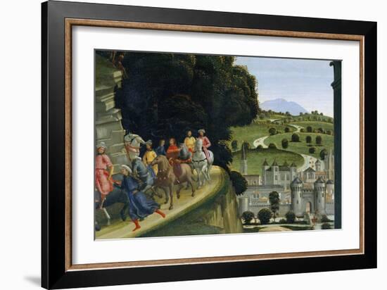 Adoration of the Shepherds, Detail-Domenico Ghirlandaio-Framed Giclee Print