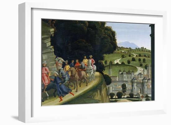 Adoration of the Shepherds, Detail-Domenico Ghirlandaio-Framed Giclee Print