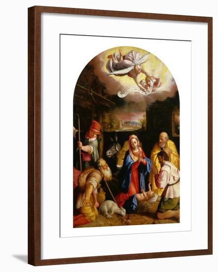 Adoration of the Shepherds-Durante Alberti-Framed Giclee Print