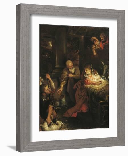 Adoration of the Shepherds-Annie Louisa Swynnerton-Framed Giclee Print