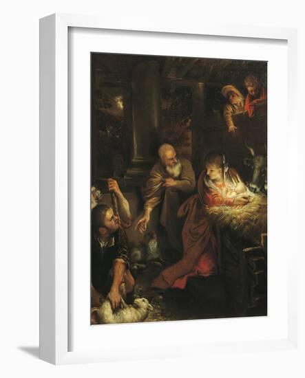 Adoration of the Shepherds-Annie Louisa Swynnerton-Framed Giclee Print