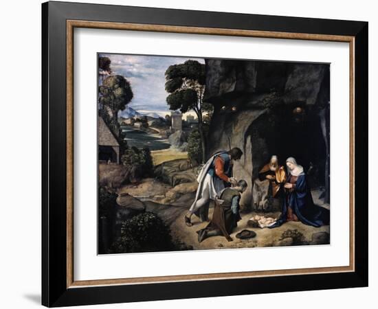 Adoration of the Shepherds-Giorgione-Framed Giclee Print